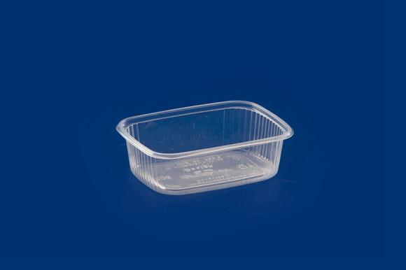 Pojemnik plastikowy prostokątny 801 125ml PRA125RC wielokrotnego użytku 100szt.