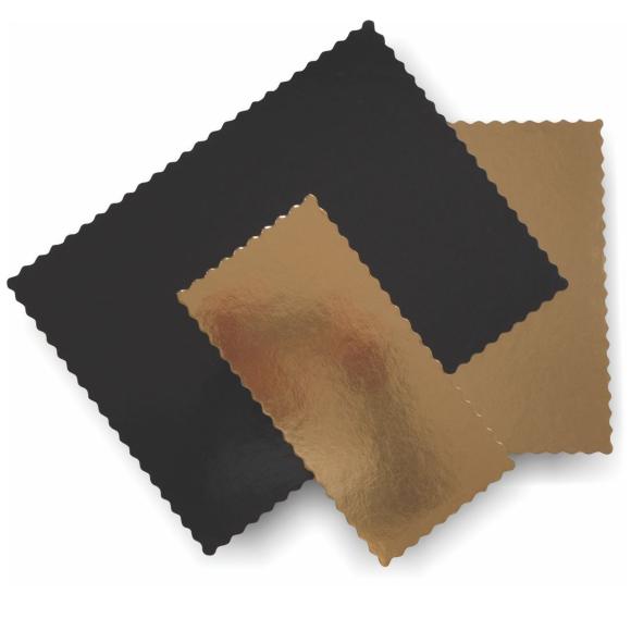 Podkład złoty pod ciasto i tort 30x40 cm 2400gr Karbowany 1 szt.