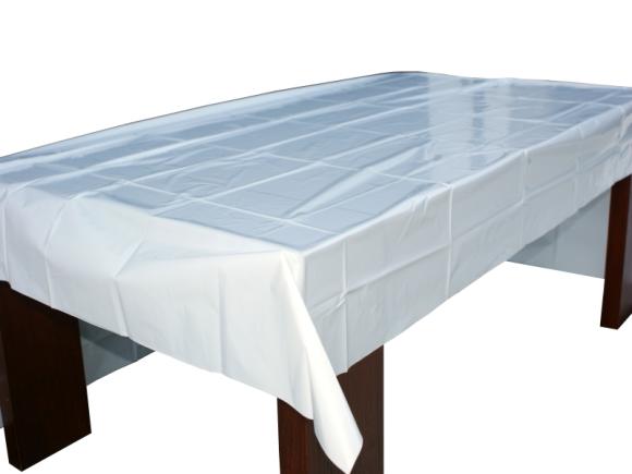 Obrus foliowy biały 120x140cm 1 szt.