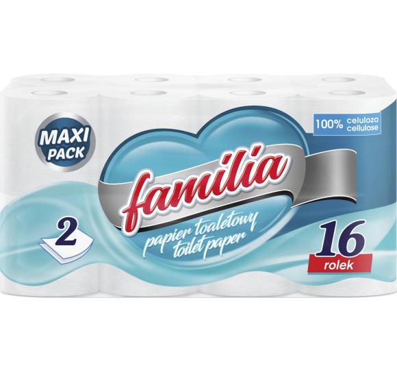 Papier toaletowy FAMILIA 2-warstwowy 16 rolek!!