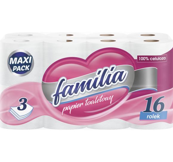 Papier toaletowy FAMILIA 3-warstwowy 16 rolek!!