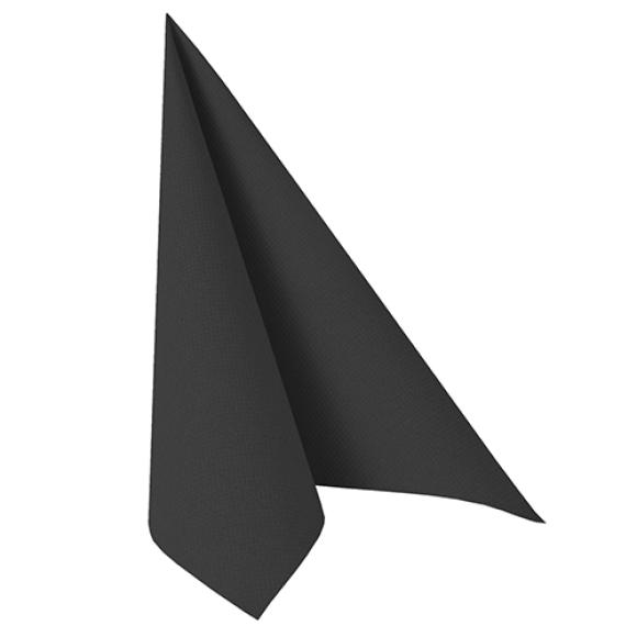 Serwetki czarne airlaid 40x40cm ROYAL Collection 10452 1/4 50szt