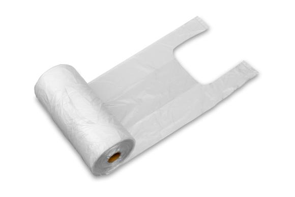 Reklamówki HDPE zrywka na rolce 22x45cm 10mikronów 