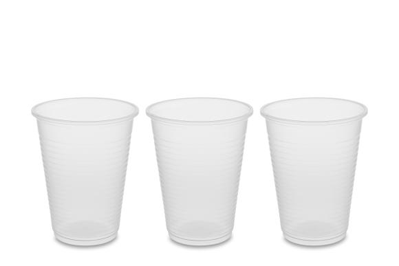 Kubek plastikowy transparentny 200 ml BEZ OPŁATY SUP 100szt.