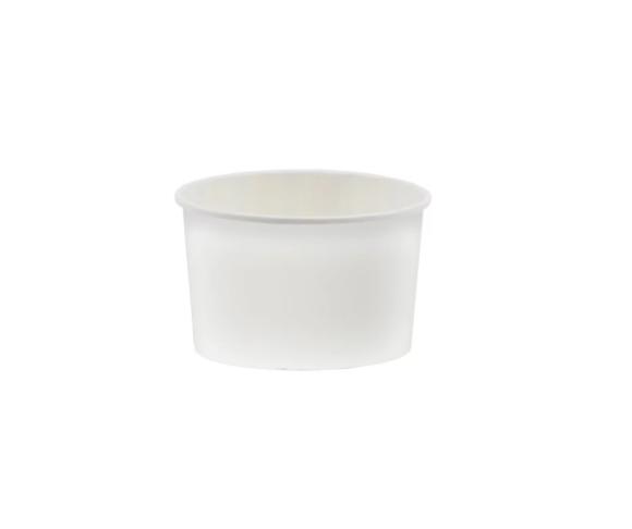 Miska papierowa biała na lody 245ml  25szt.