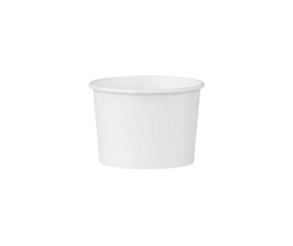 Miska papierowa biała na lody 130ml 25szt.