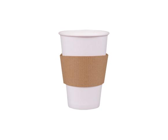 Opaska tekturowa na kubki 250ml brązowa 50szt