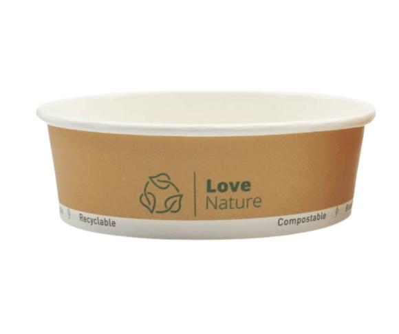 Miska Papierowa Sałatkowa 500ml  0% Plastik LN 50szt.