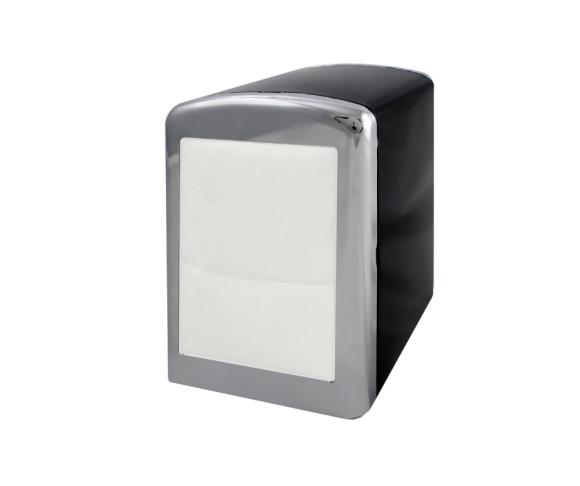 Dyspenser metalowy CLARINA do serwetek 17x17cm CZARNY 1szt.