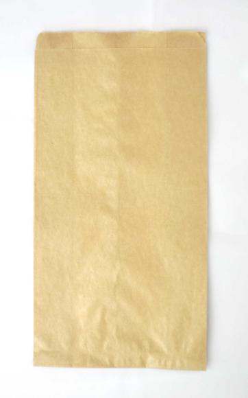 TORBA PAPIEROWA BRĄZOWA śniadaniowa fałdowa 180x80x380mm 1000szt.