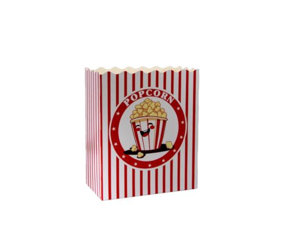 Pudełko na POPCORN duże z nadrukiem 190x100x228mm 50szt 
