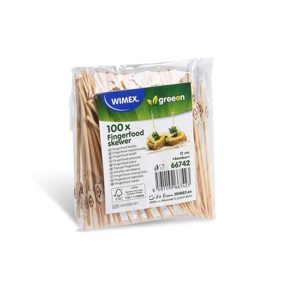 Patyczek Bambusowy Wykałaczki bankietowe NATURA 12cm 100szt. (2)