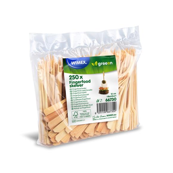 Patyczki bambusowe GOLF wykałaczki do koreczków i przystawek długość 12 cm 250szt. (2)