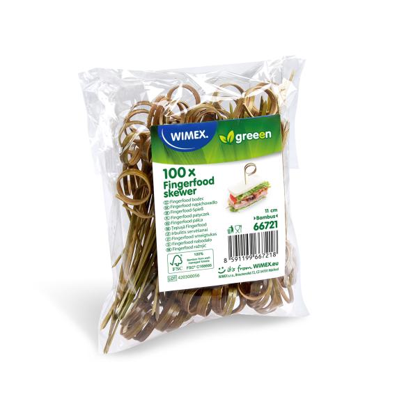 FINGERFOOD Patyczki Bambusowe OCZKO długość 11cm 100szt. (2)
