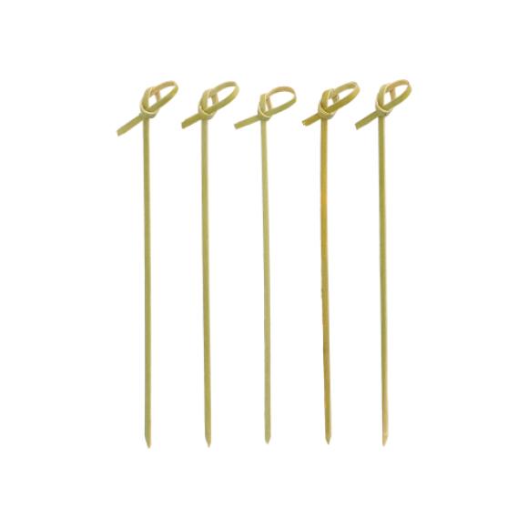 FINGERFOOD KNOT PURE Patyczki Bambusowe pętelka dł.15cm 150mm 250szt. (2)