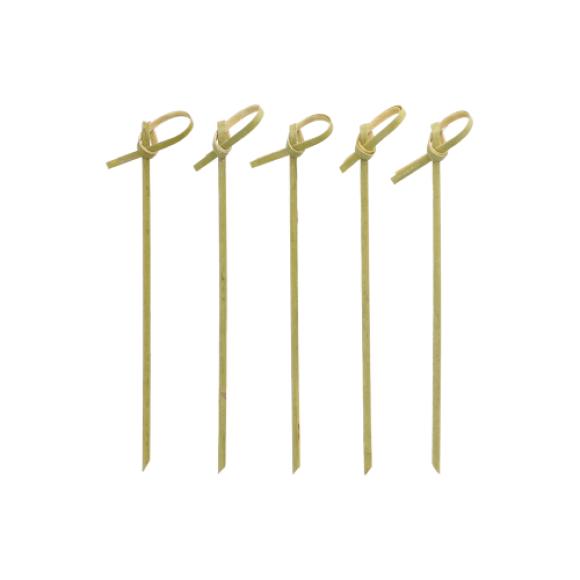 FINGERFOOD KNOT PURE Patyczki Bambusowe pętelka dł.12cm 120mm 250szt. (2)