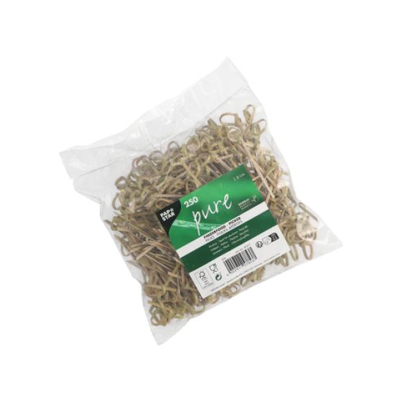 FINGERFOOD KNOT PURE Patyczki Bambusowe pętelka dł.6 cm 250szt. (1)