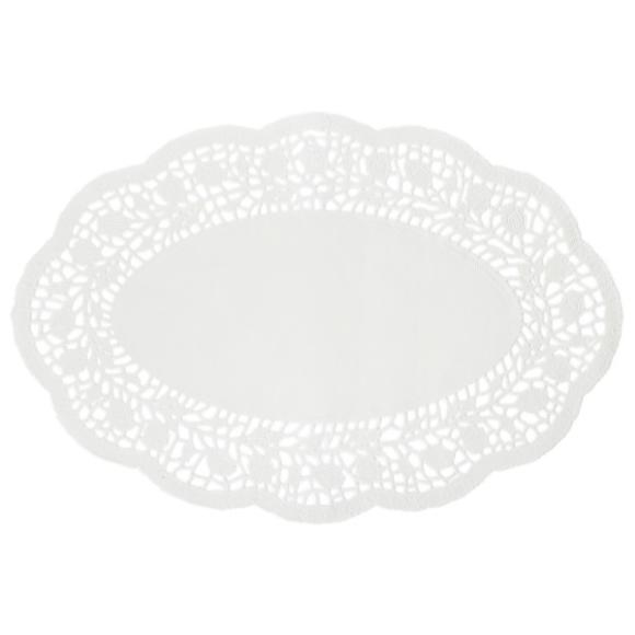 Serwetki ozdobne białe ażurowe 41x28 cm owalne 22-26 100szt (1)
