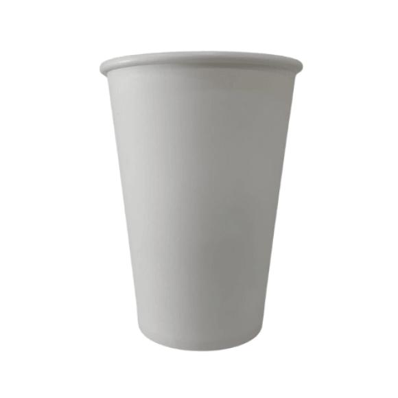 Kubek papierowy biały 500ml 0% plastik BEZ OPŁATY SUP 50szt. (1)