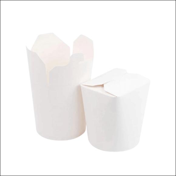 Kebab Box BIAŁY Food Box FRYTKI MAKARON 0% plastik BEZ SUP! 500ml 50szt. (1)