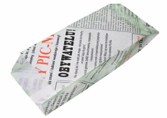 KOPERTA Torebka Biała na HOT DOG FRANCUSKI z nadrukiem PROPAGANDA 75x25x190mm 1000szt. (1)