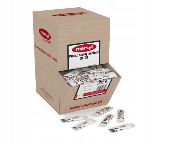 Pieprz czarny mielony w saszetkach w Kartoniku 600x0,2g 120g (1)