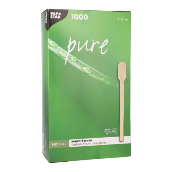 Mieszadełka z drewna w kształcie łopatki 13cm 1000szt. (2)