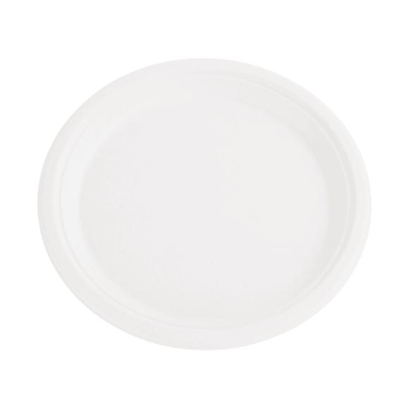 Talerz pulpa trzciny cukrowej BIAŁY średnica 30,5 cm 50szt. (1)