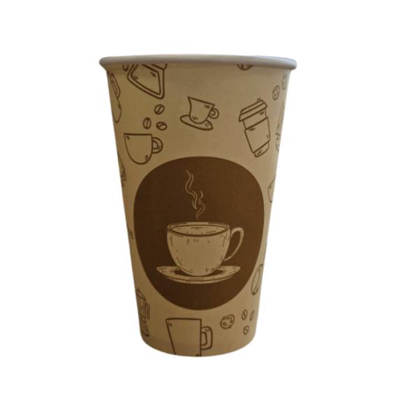 Kubek Papierowy NADRUK VENDINGOWY 0% plastik 300ml 50szt. (1)