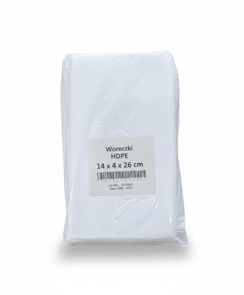 Woreczki wyciągane śniadaniowe HDPE 14x4x26 600szt. (1)
