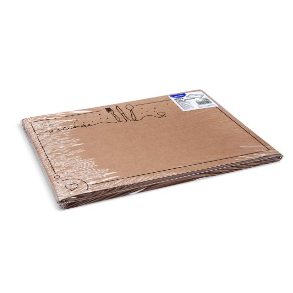 Podkładki papierowe pod talerze na stoły jednorazowe z nadrukiem Welcome 30x40cm 200szt (2)