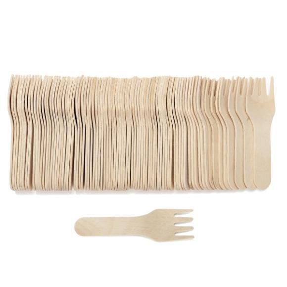 Widelczyk drewniany do ciast 10cm a 100szt (1)