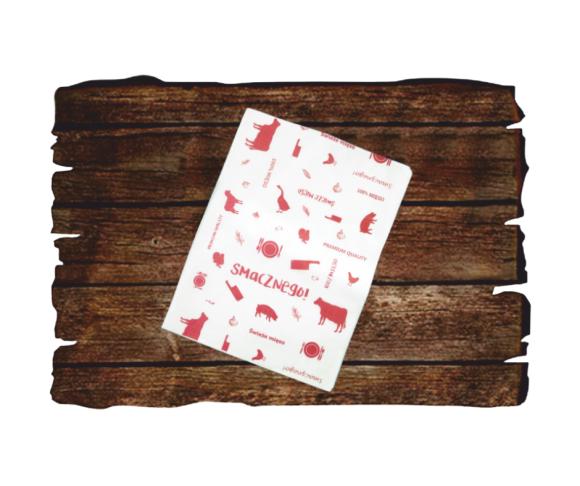 Papier pakowy PE z nadrukiem WĘDLINY 30x40 cm 1000 szt. (1)