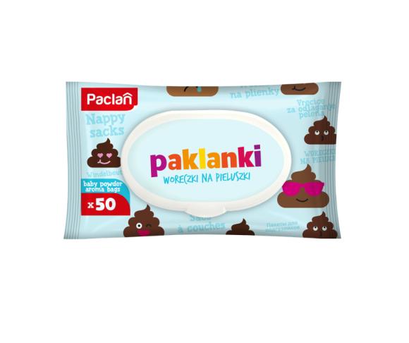 Woreczki na pieluszki zapachowe PACLAN NAPPY SACKS 50 SZT (1)