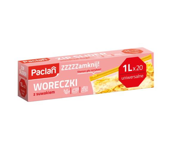 Worki strunowe na mrożonki z suwakiem PACLAN 1L 20SZT (1)