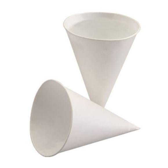 Kubki Rożki z pulpy trzciny cukrowej do dyspensera na wodę 120ml śr.70mm 200szt. (1)