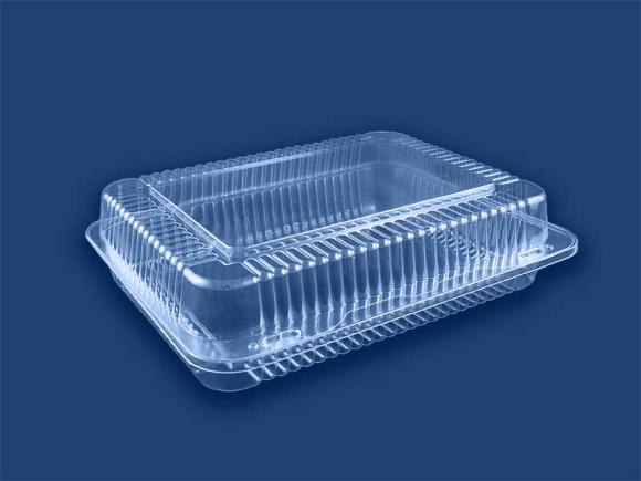 Pojemnik plastikowy OPS cukierniczy na ciasta ciastka  F57 300szt. KARTON (1)