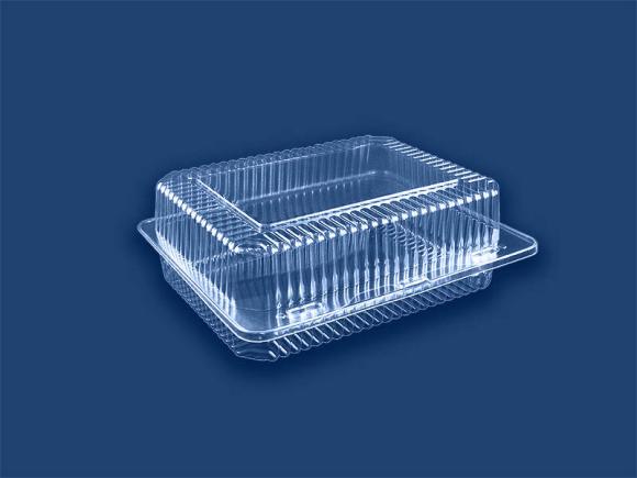 Pojemnik plastikowy OPS cukierniczy na ciasta ciastka F47 300szt. (1)