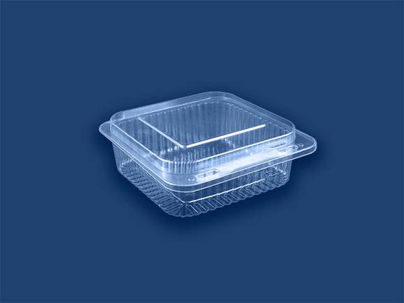 Pojemnik plastikowy OPS cukierniczy na ciasta ciastka F24 500szt. KARTON (1)