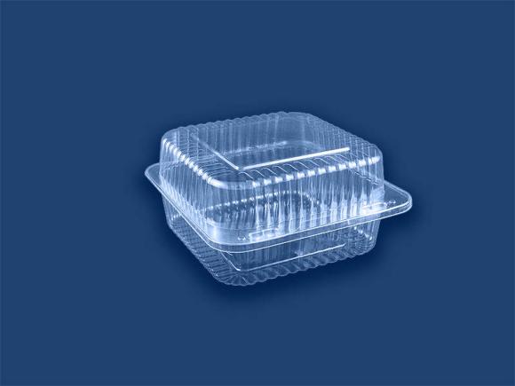 Pojemnik plastikowy OPS cukierniczy na ciasta ciastka F25 500szt. KARTON (1)