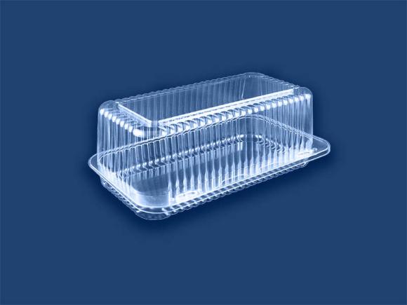 Pojemnik plastikowy OPS cukierniczy na ciasta ciastka  F38 150szt KARTON (1)