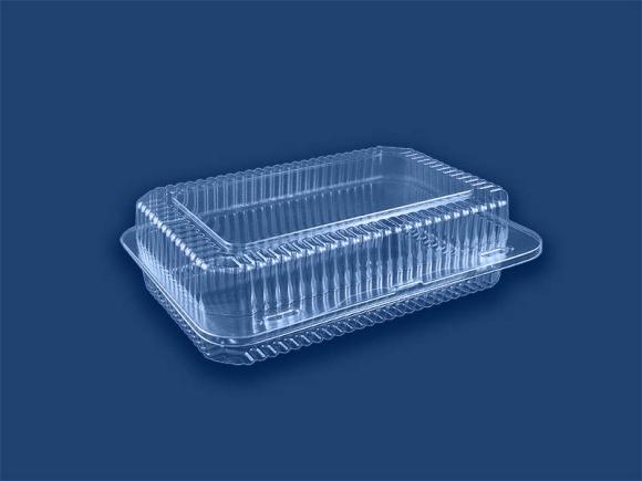 Pojemnik plastikowy OPS cukierniczy na ciasta ciastka F37 150szt. KARTON (1)