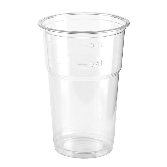 Kubki plastikowe 500 ml Na Piwo FRAPPE WIELOKROTNEGO UŻYTKU 50szt. (1)
