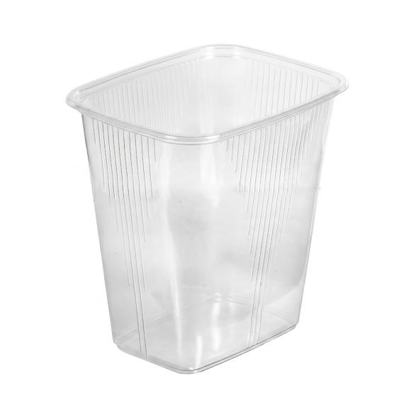 Pojemnik plastikowy prostokątny na sałatki CONTPP500 500ml BEZ OPŁATY SUP 100 szt. (1)