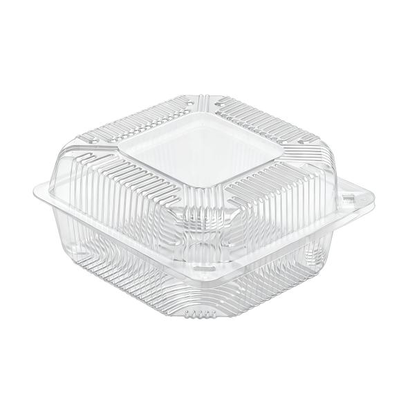 Pojemnik plastikowy PET cukierniczy na ciasta ciastka 2222 50szt. (1)