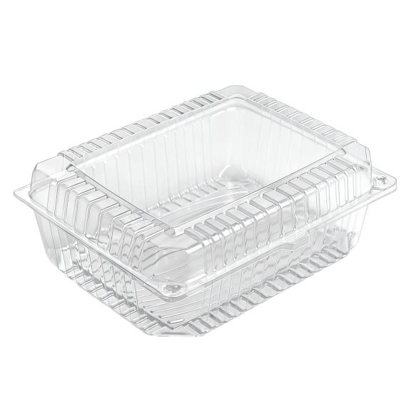 Pojemnik plastikowy PET cukierniczy na ciasta ciastka 2215 50szt (1)