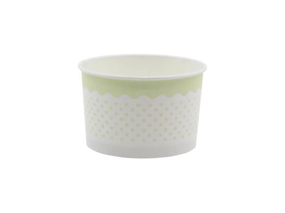 Miska papierowa na lody NADRUK PASTELE 245ml 25szt. (3)