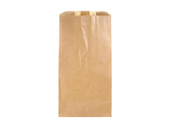 TORBA PAPIEROWA BRĄZOWA śniadaniowa fałdowa 150x65x280  1000 szt. (1)
