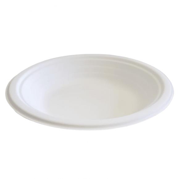 Talerz Głęboki na zupę Pulpa Trzciny Cukrowej śr.22,5cm 550ml 50szt. (1)