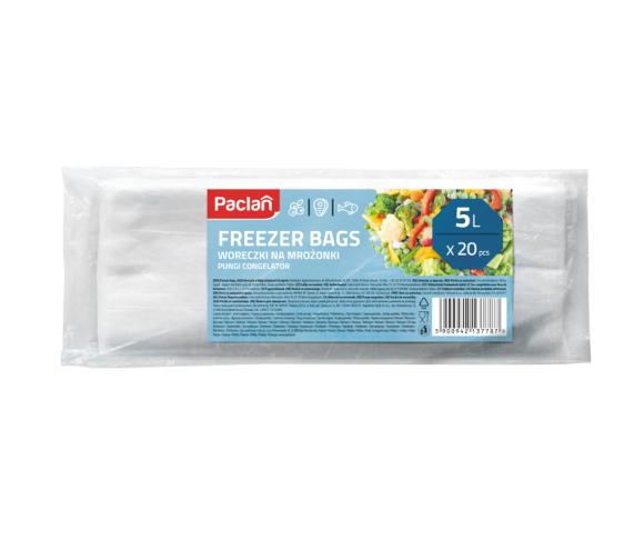 Woreczki na mrożonki 5L LDPE PACLAN 20 sztuk (1)